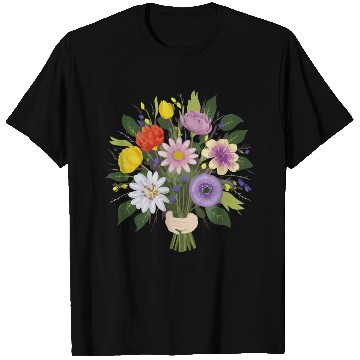 Discover Garden Flower Bouquet T Shirts