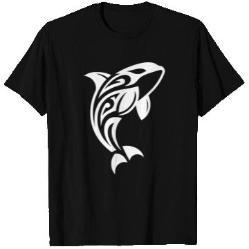 Discover Jumping Orca T Tattoo Style T Shirts