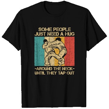 Discover Some People Just Need A Hug Vintage BJJ Brazilian T Shirts