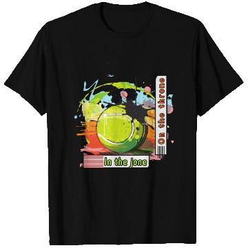 Discover Typography tennis design T Shirts