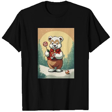 Discover Cartoon cute teddy bear T Shirts