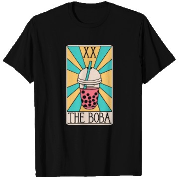 Discover Boba Tarot Card - Bubble Tea T Shirts