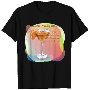 Discover Cocktail Monkey Gland Recipe Gin Orange Juice T Shirts
