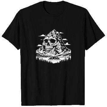 Discover Hiking Hike Skull Nature T Shirts