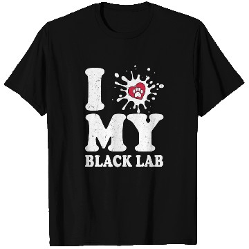 Discover I Love My Black Lab Labrador Retriever Owner T Shirts