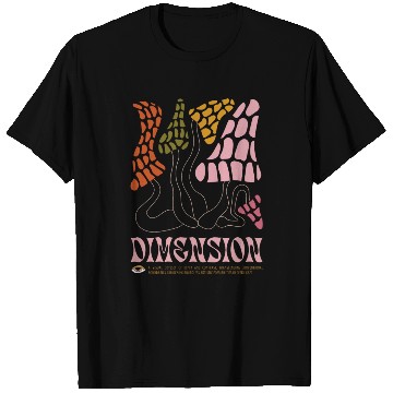 Discover Dimension Psychedelic Illustration T Shirts