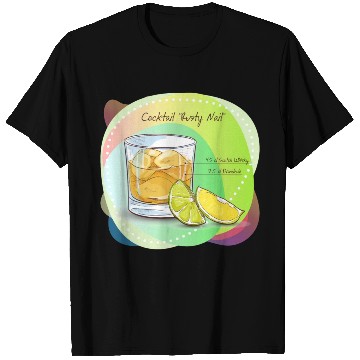 Discover Cocktail Rusty Nail Recipe Scotch Whisky Drambuie T Shirts