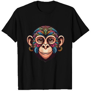 Discover Cute Monkey Face T Shirts