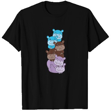 Discover Androsexual Flag Pride Lgbtq Cute Hippo T Shirts