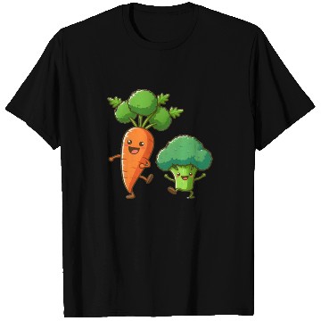 Discover Carrot Dancing with Broccoli T Shirts