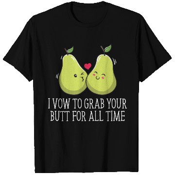 Discover I Vow To Grab Your Butt For All Time Funny Wedding T Shirts
