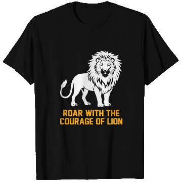 Discover Alpha Roar Nature Lover Animal King Lion T Shirts