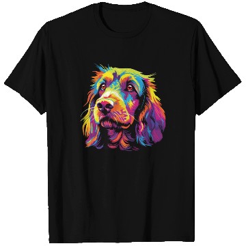 Discover Watercolor Colorful Petit Basset Griffon Vendeen T Shirts
