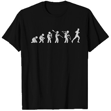 Discover Evolution Running White Grunge T Shirts