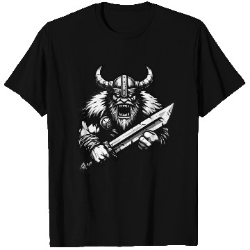 Discover Powerful Viking Warrior Version 3 T Shirts
