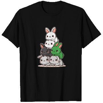 Discover Bunnies Demiromantik Flag Pride Month Cute Bunny T Shirts
