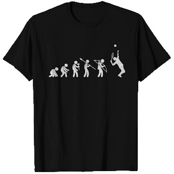 Discover Evolution Tennis White Grunge T Shirts