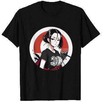 Discover İllustration of asian girl T Shirts