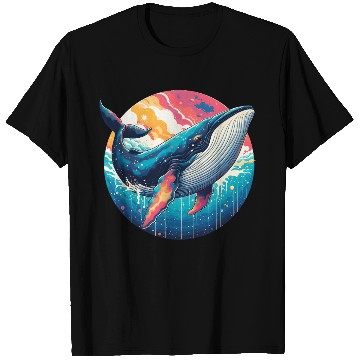 Discover colorful whale T Shirts