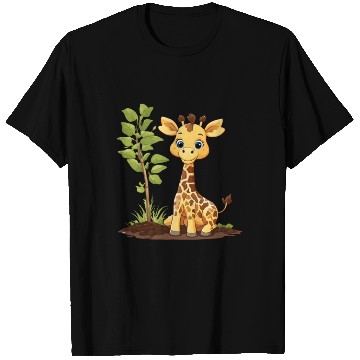 Discover Earth Day Giraffe: Vibrant, Cute Design T Shirts