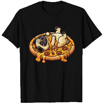 Discover Pug & Pizza: A Cheese Celebration for Lovers T Shirts