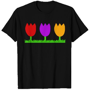 Discover Three cute tulips T Shirts