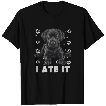 Discover Labrador HUNGRY I ATE IT Labrador Lover Funny T Shirts