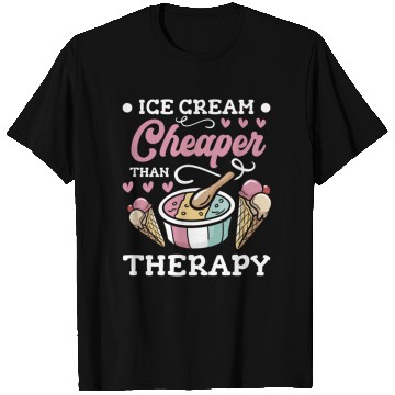 Discover Ice Sweet Dessert Ice Cream Cone T Shirts