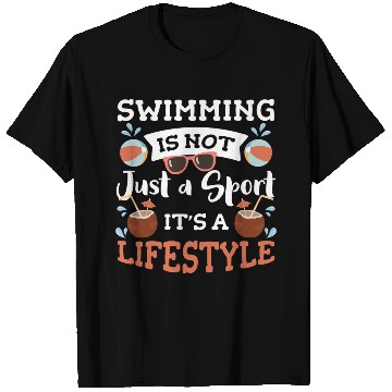 Discover Swimming Summer Sun T Shirts