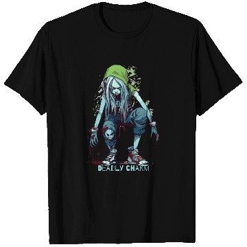 Discover Deadly Charming Zombie Girl T Shirts