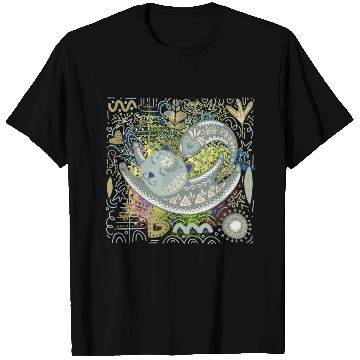 Discover Design Abstract Cat Unique Art T Shirts