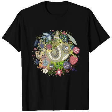 Discover Design Abstract Bird Unique Art T Shirts