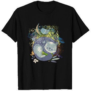 Discover Design Abstract Cat Unique Art T Shirts