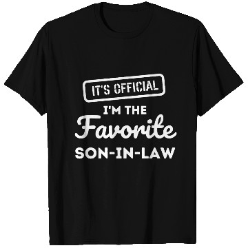 Discover It's Official I'm the Favorite Son-In-Law T Shirts
