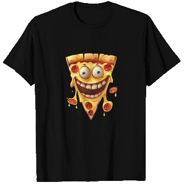 Discover Happy Pepperoni Pizza Slice T Shirts