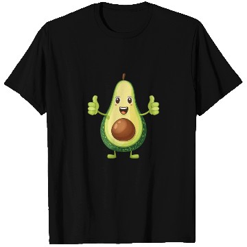 Discover Happy Avocado Thumbs Up Fun Expression T Shirts