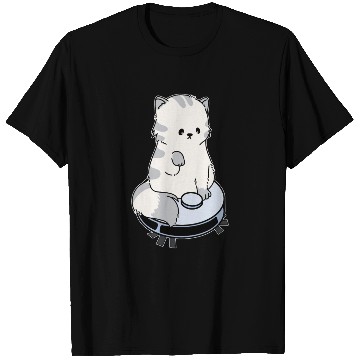Discover Cat Vacuum Cleaner Robot Vacuum Cleaner T Shirts