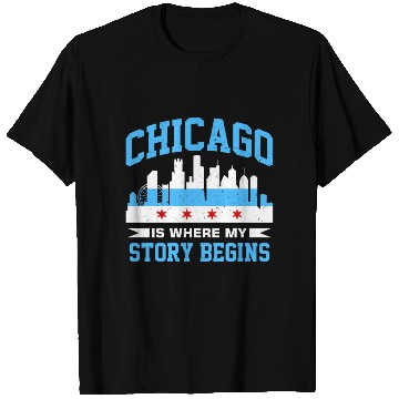 Discover Unique Chicago Skyline Windy City 312 T Shirts
