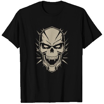 Discover Agressive menacing skull T Shirts
