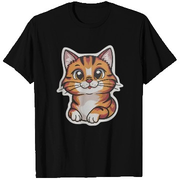Discover cute cat design T Shirts