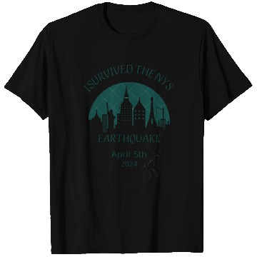 Discover i survived the nyc earthquake T Shirts