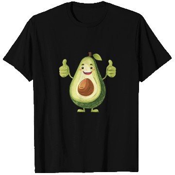 Discover Happy Avocado Thumbs Up Fun Expression T Shirts