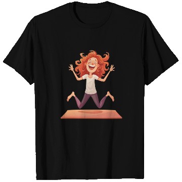 Discover Joyful Yoga Moment Meditation Pose T Shirts