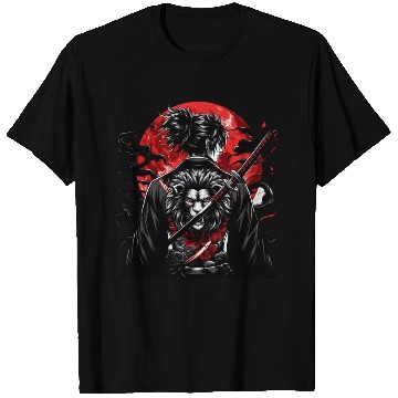 Discover Lion Samurai T Shirts