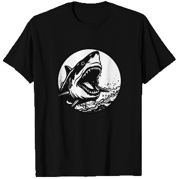 Discover Great White Shark - Ocean Shark - Shark Lover T Shirts