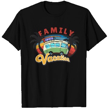 Discover mini bus on a family vacation trip T Shirts