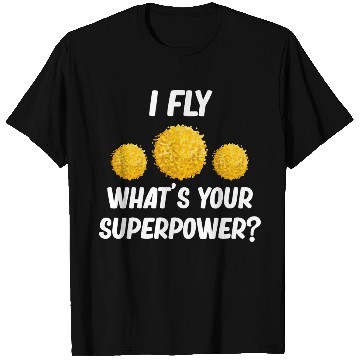 Discover I Fly What's Your Superpower? Funny Cheer Flyer T Shirts