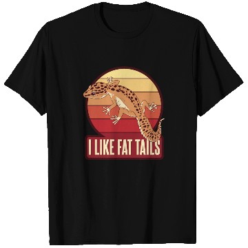 Discover I Like Fat Tails Crested Lizard Gekkota Leopard T Shirts
