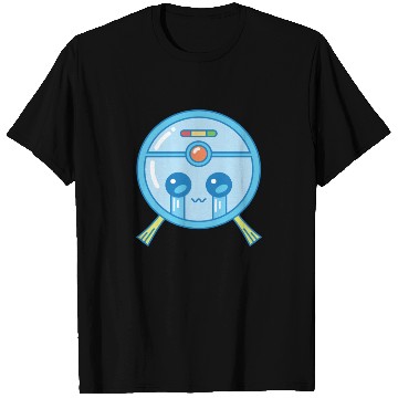 Discover Sad Robot Vacuum Cleaner Kawaii T Shirts