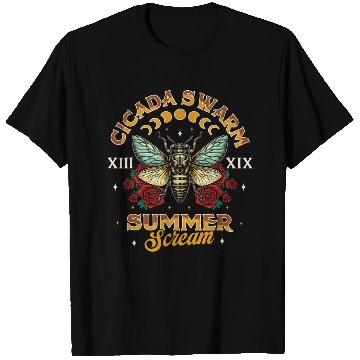 Discover Entomology Cicada Lover 2024 Cicada Swarm Summer T Shirts